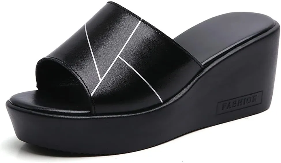 Women's Platform Sandals Casual Fashion Wedge Heels Summer Beach Shoes