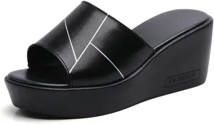 Women's Platform Sandals Casual Fashion Wedge Heels Summer Beach Shoes