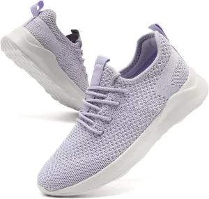 Women's Walking Shoes Tennis Sneakers Casual Lace Up Lightweight Running Shoes Slip On Gym Out Workout Shoes