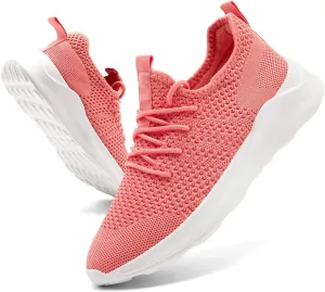 Women's Walking Shoes Tennis Sneakers Casual Lace Up Lightweight Running Shoes Slip On Gym Out Workout Shoes