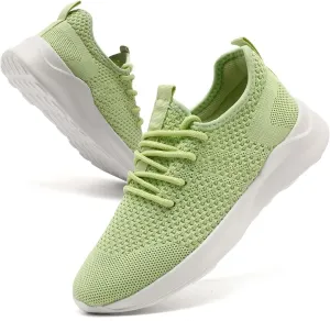 Women's Walking Shoes Tennis Sneakers Casual Lace Up Lightweight Running Shoes Slip On Gym Out Workout Shoes