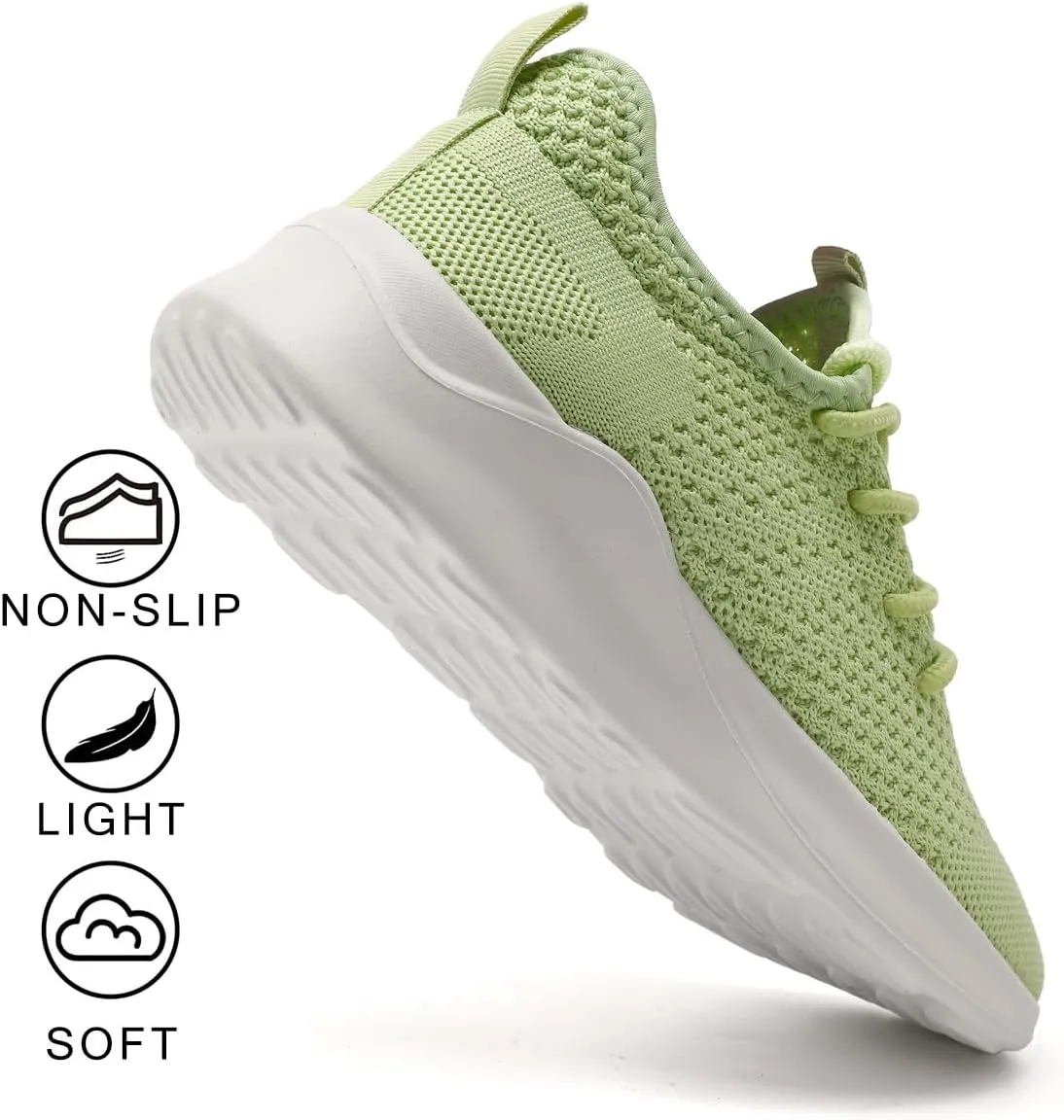 Women's Walking Shoes Tennis Sneakers Casual Lace Up Lightweight Running Shoes Slip On Gym Out Workout Shoes