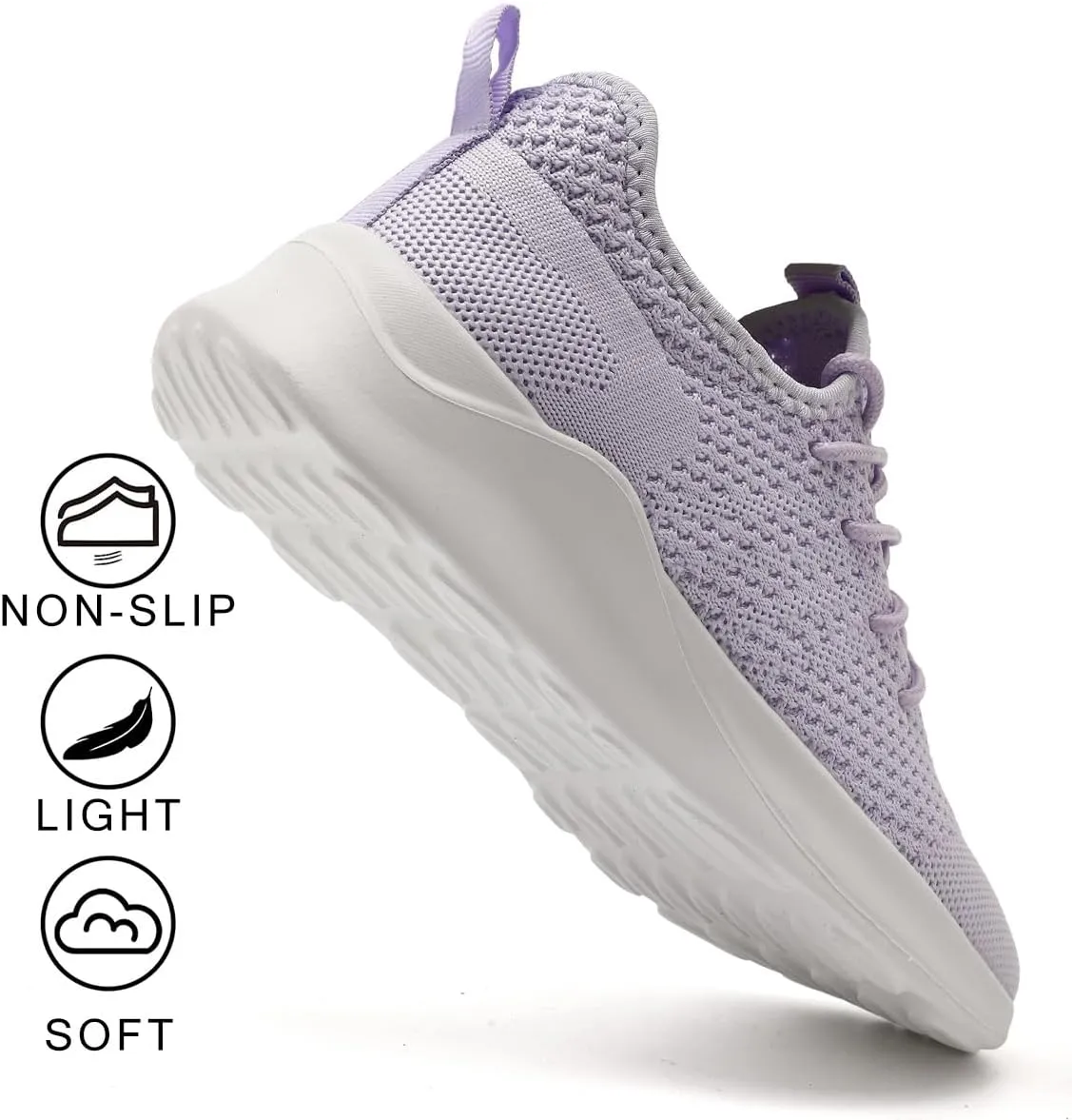 Women's Walking Shoes Tennis Sneakers Casual Lace Up Lightweight Running Shoes Slip On Gym Out Workout Shoes