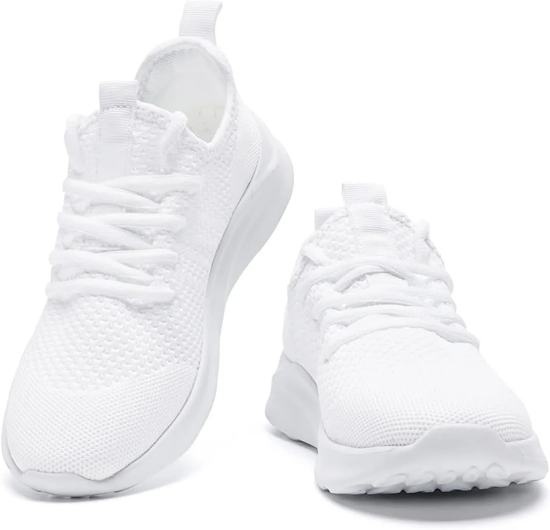 Women's Walking Shoes Tennis Sneakers Casual Lace Up Lightweight Running Shoes Slip On Gym Out Workout Shoes