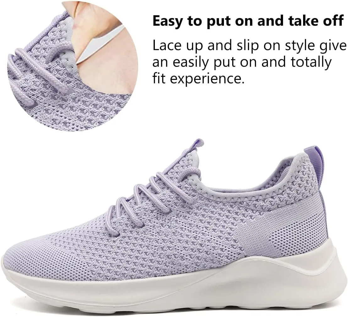 WYGRQBN Women's Walking Shoes Lightweight Tennis Fashion Sneakers Sports Workout Gym Shoes for Running