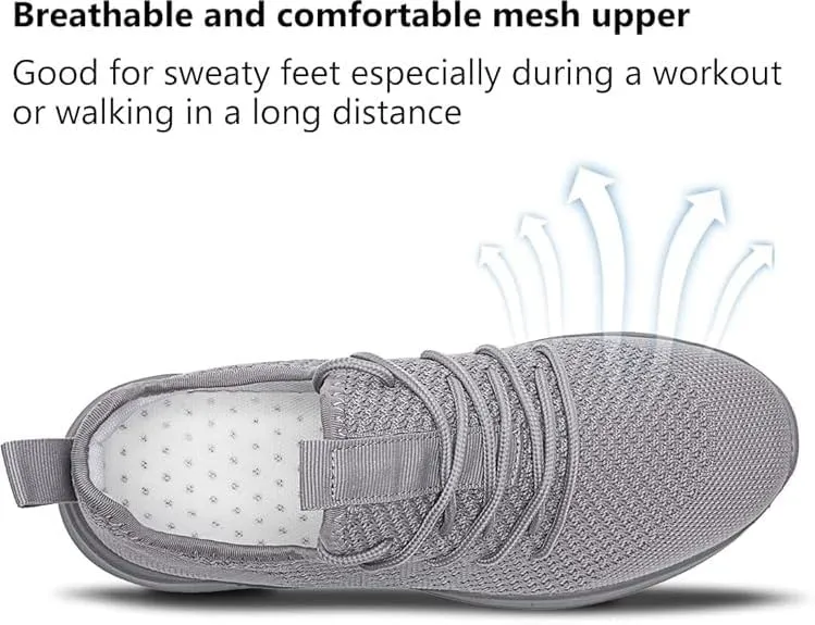 WYGRQBN Women's Walking Shoes Lightweight Tennis Fashion Sneakers Sports Workout Gym Shoes for Running
