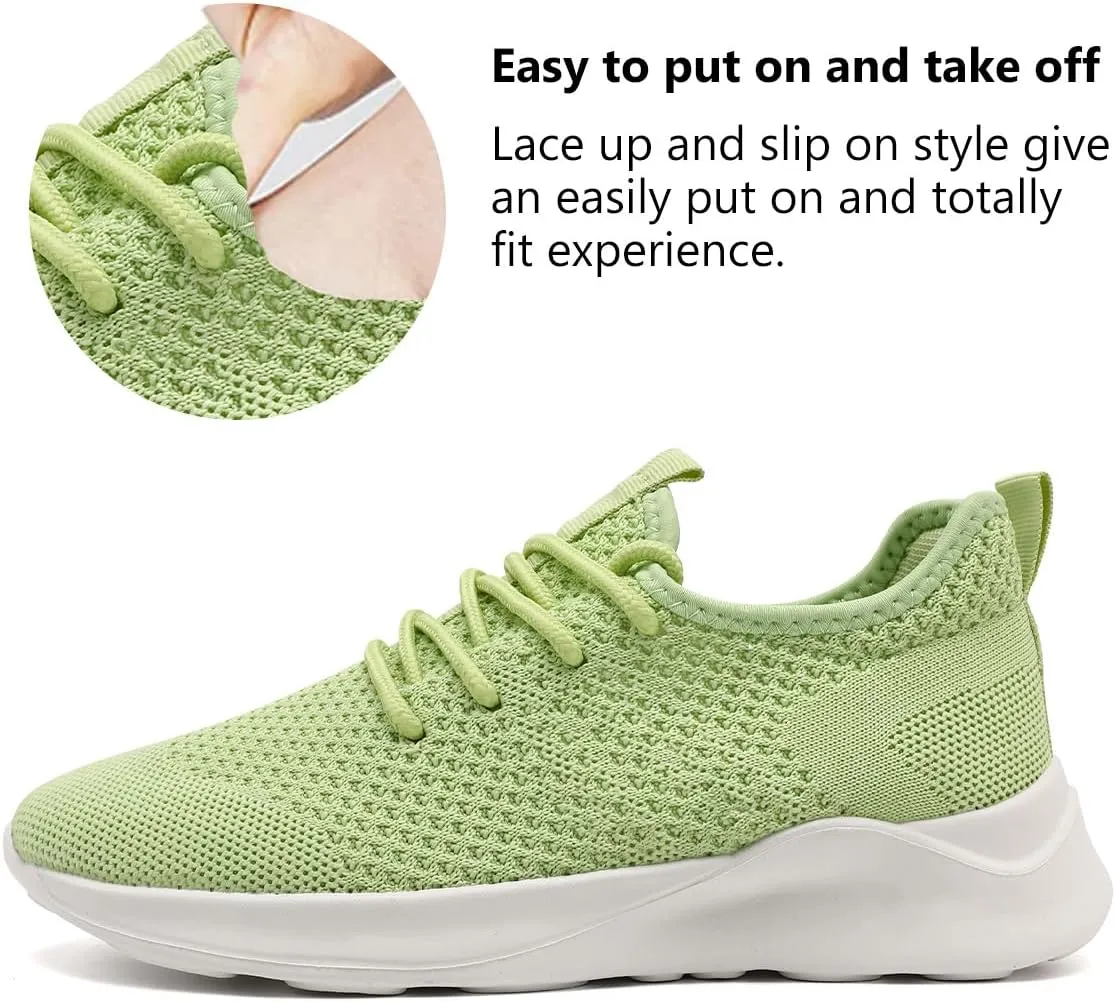 WYGRQBN Women's Walking Shoes Lightweight Tennis Fashion Sneakers Sports Workout Gym Shoes for Running