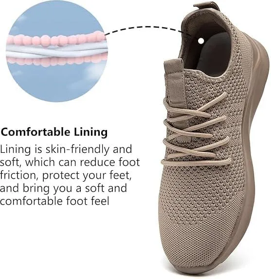 WYGRQBN Women's Walking Shoes Lightweight Tennis Fashion Sneakers Sports Workout Gym Shoes for Running