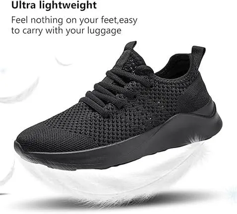 WYGRQBN Women's Walking Shoes Lightweight Tennis Fashion Sneakers Sports Workout Gym Shoes for Running