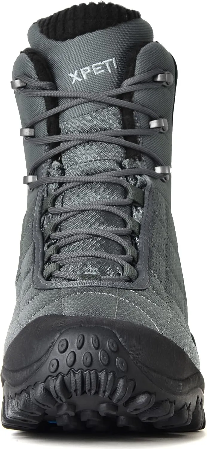 XPETI Men’s Crest Thermo High-Top Winter Hiking Boots Waterproof Insulated