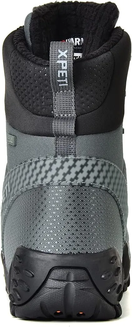 XPETI Men’s Crest Thermo High-Top Winter Hiking Boots Waterproof Insulated