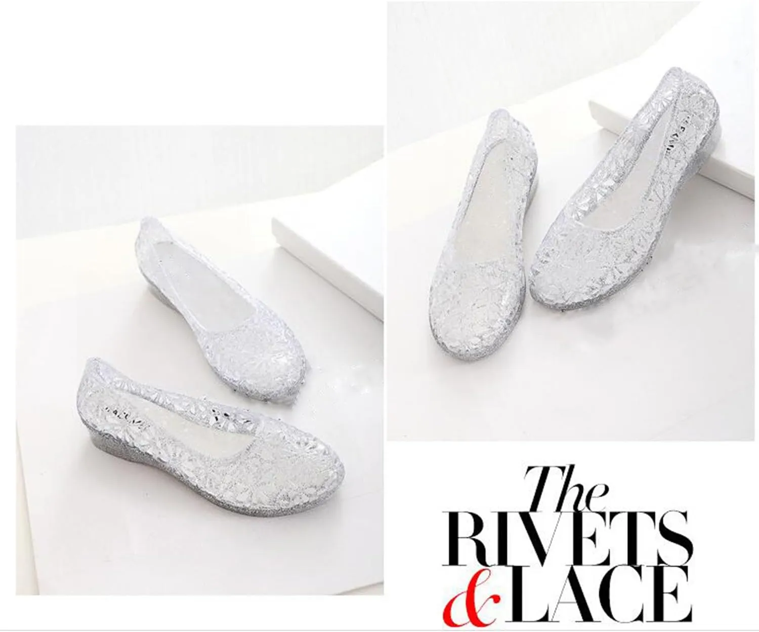 xsby Womens Fashion Jelly Sandals Shoes