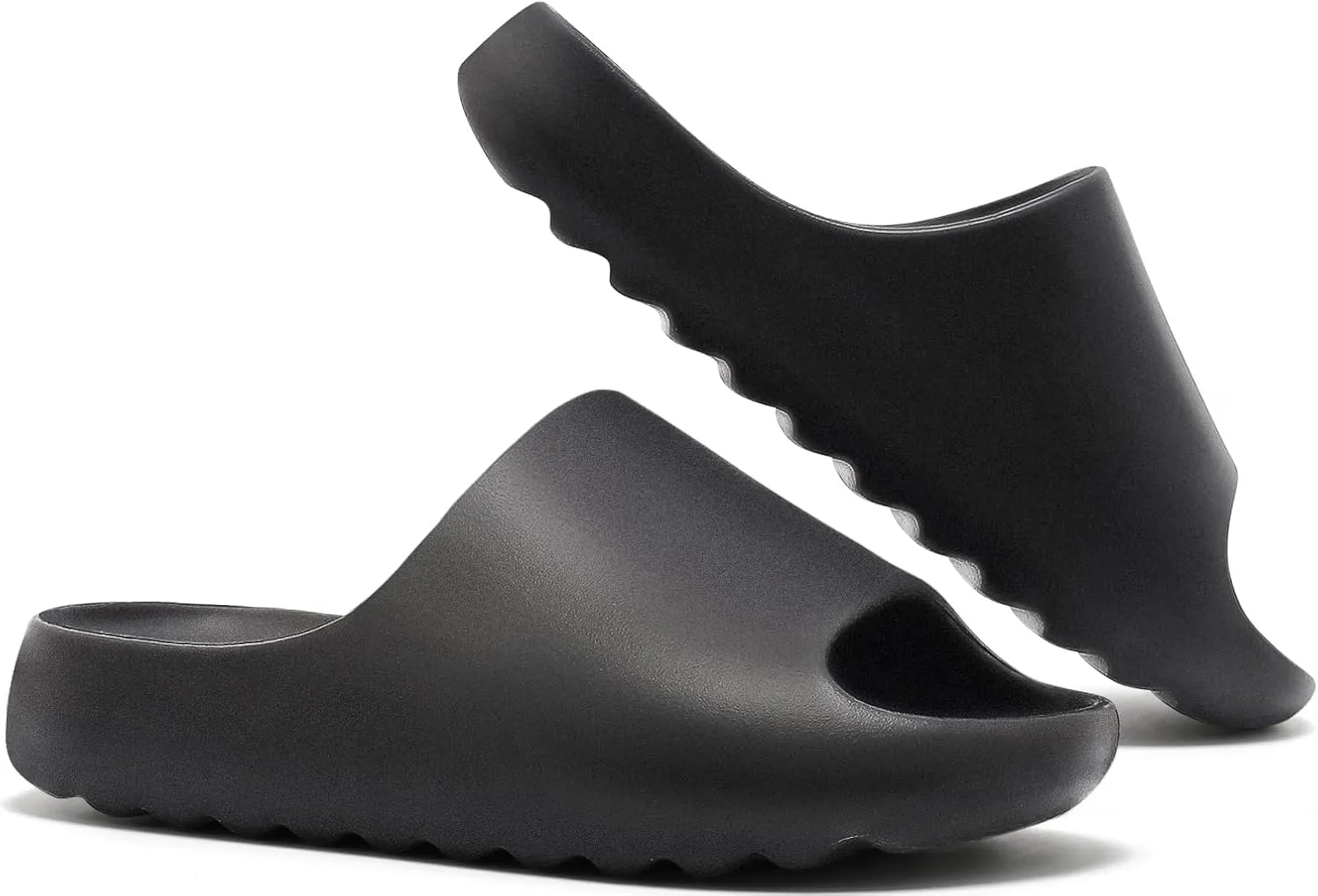 XTJSCBDSH Kids Cloud Slides Boys Girls Pillow Slippers – Slip-On Slide Sandals, Summer Beach Pool Shoes, Indoor and Outdoor