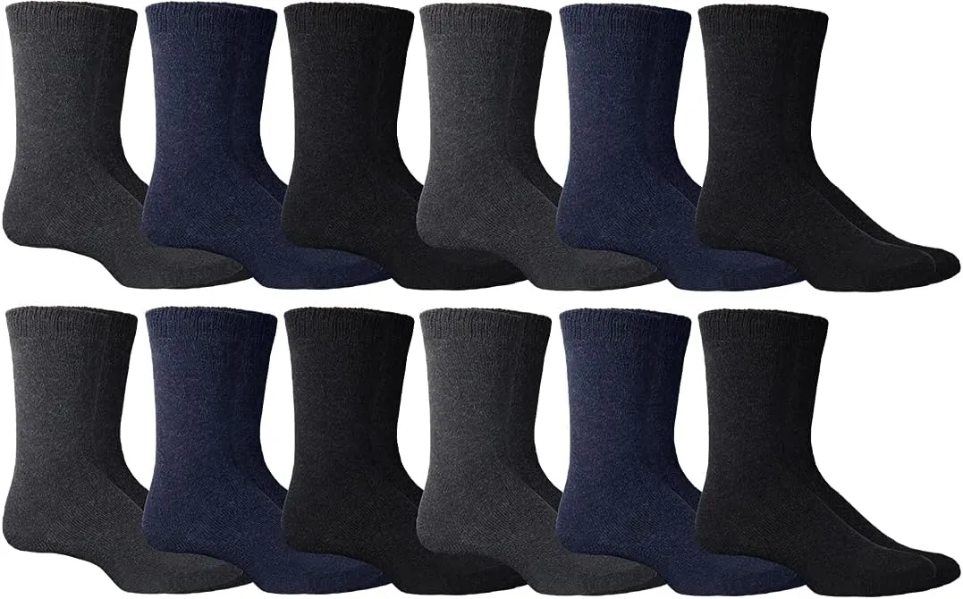 Yacht & Smith Mens and Womens Thermal Winter Socks, Warm Cold Resistant Bulk Pack