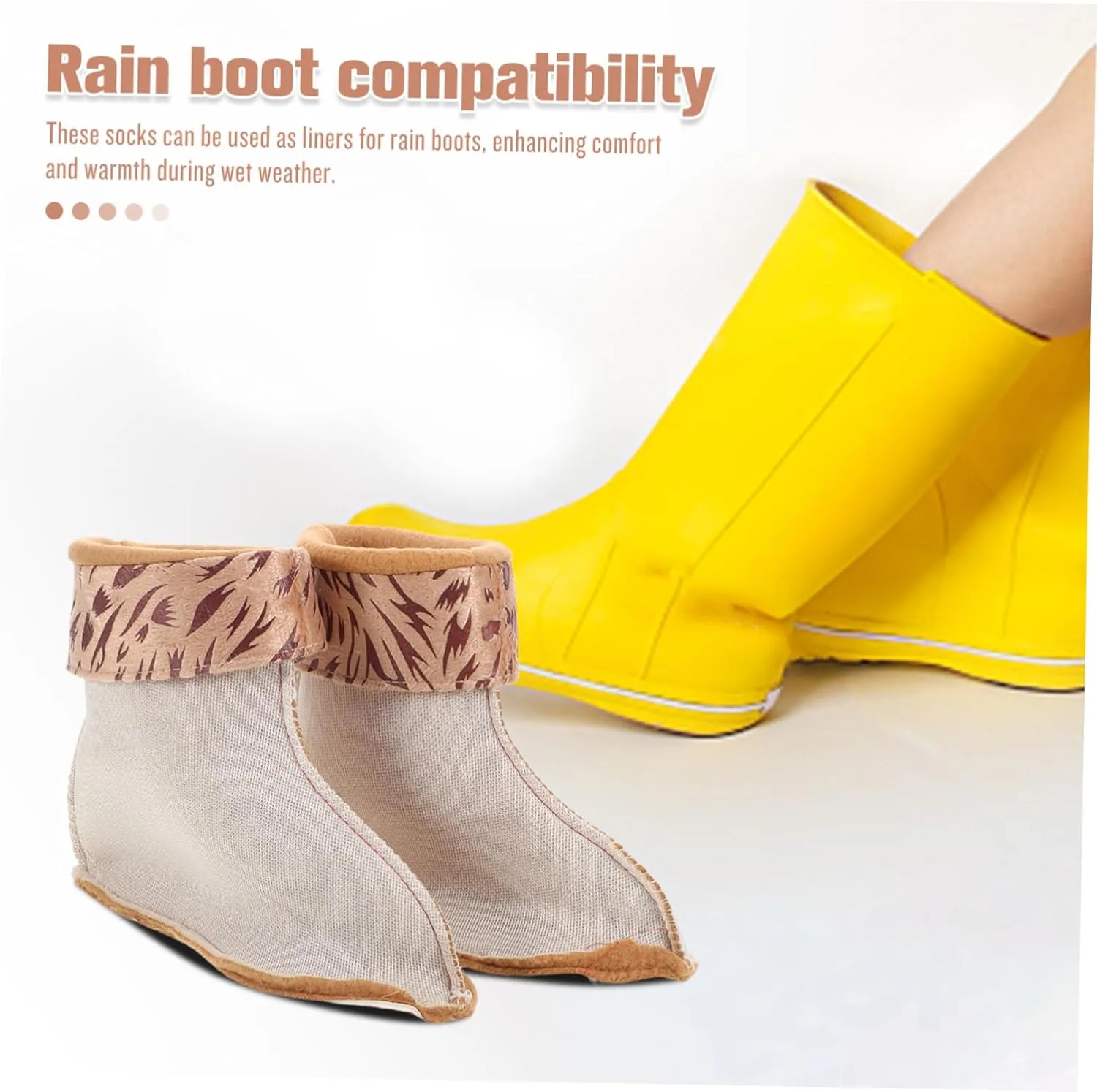 YARNOW Thermal Socks for Women Boots for Women Thermal Socks Winter Insulated Boot Liners Warm Socks for Men