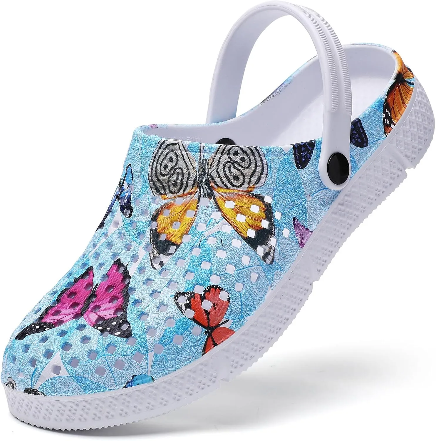 YUKTOPA Womens Clogs Shoes Unisex Summer Garden Clogs Shoes Non-Slip Quick Drying Sandals Casual Slippers