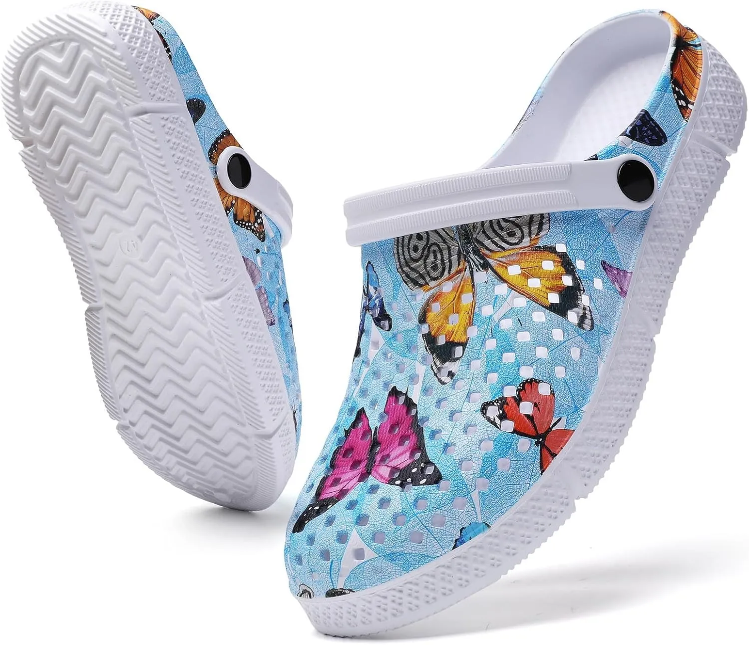 YUKTOPA Womens Clogs Shoes Unisex Summer Garden Clogs Shoes Non-Slip Quick Drying Sandals Casual Slippers