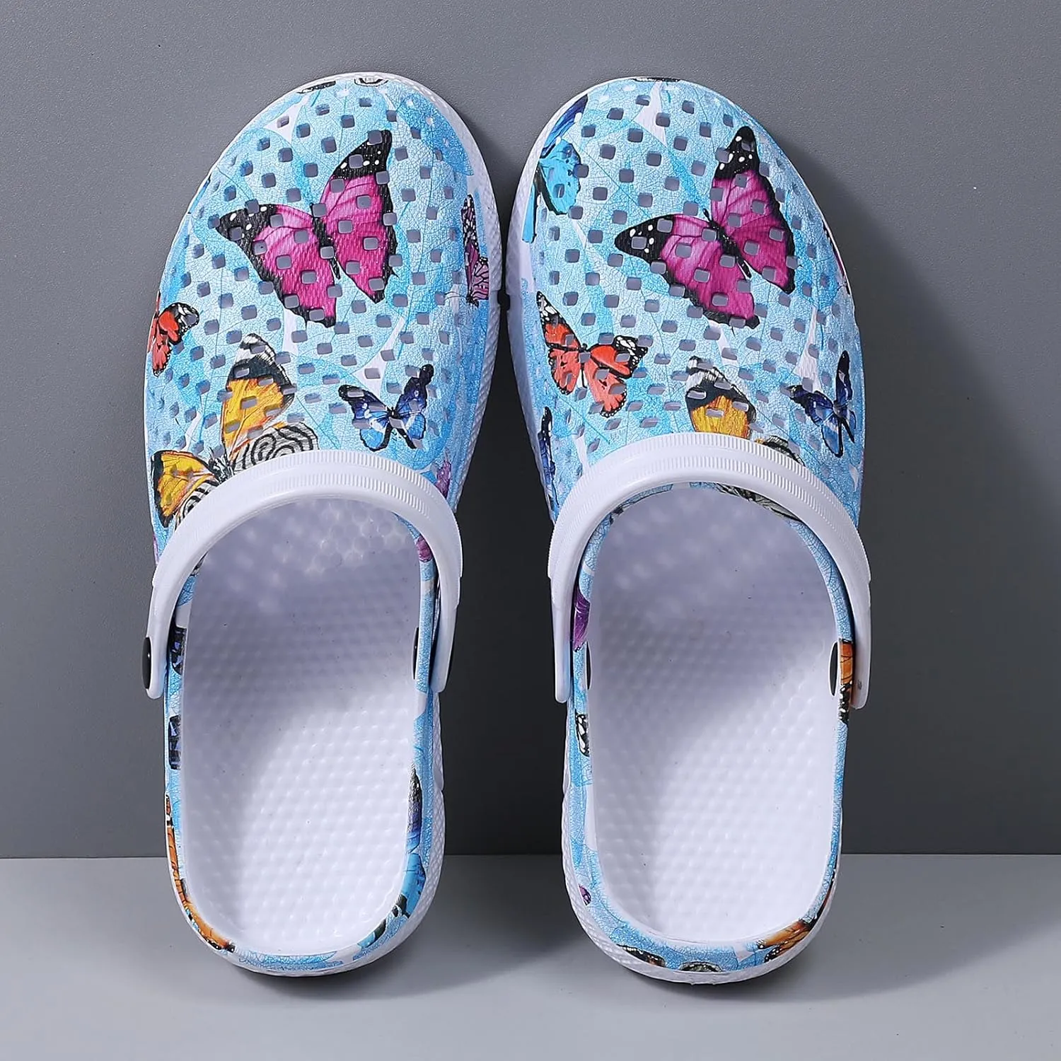 YUKTOPA Womens Clogs Shoes Unisex Summer Garden Clogs Shoes Non-Slip Quick Drying Sandals Casual Slippers