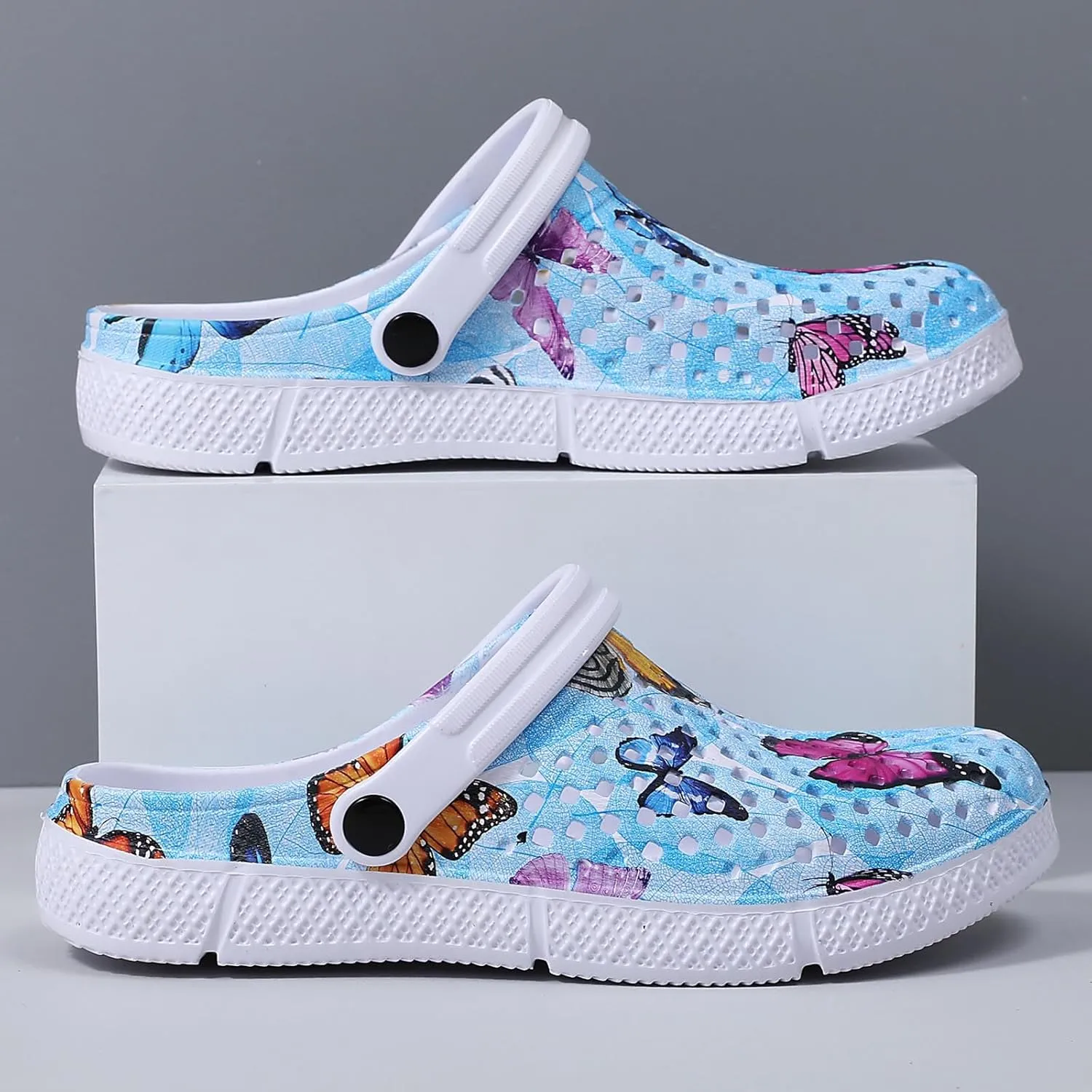 YUKTOPA Womens Clogs Shoes Unisex Summer Garden Clogs Shoes Non-Slip Quick Drying Sandals Casual Slippers